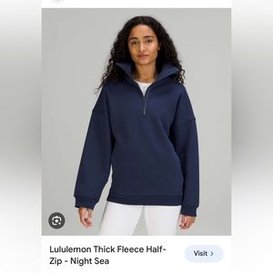 Lululemon Fleece Half Zip